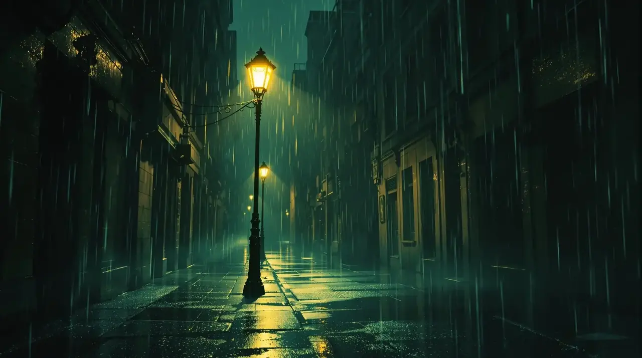 长夜将尽 主视觉背景